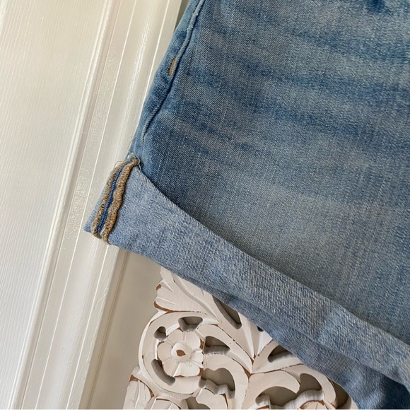Madewell The Curvy Perfect Vintage Denim Jean Shorts Rolled Hem Sz 26 Boho - Picture 2 of 9